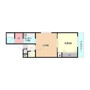 プレシオン南9条(1LDK/5階)の間取り写真