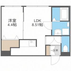 CLIMB 36(1LDK/3階)の間取り写真