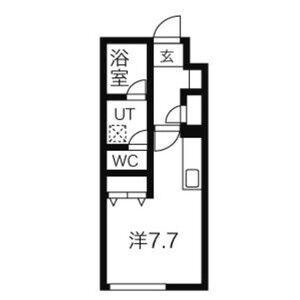 AI SQUARE(1K/2階)の間取り写真