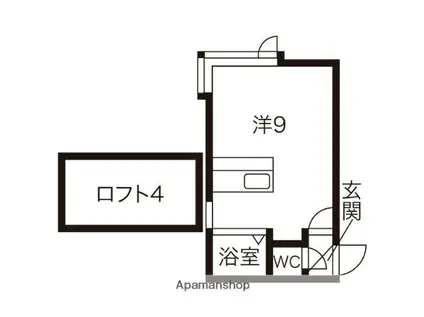 AMS文京台南町19A(ワンルーム/2階)の間取り写真