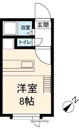 プチメゾン文京台(ワンルーム/2階)の間取り写真