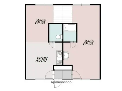 SUEHIRO3・5BASE(2DK/1階)の間取り写真