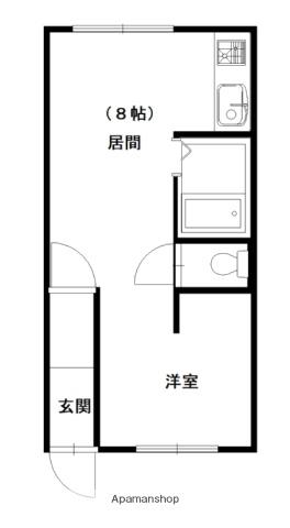 グランパークス(1LDK/3階)の間取り写真