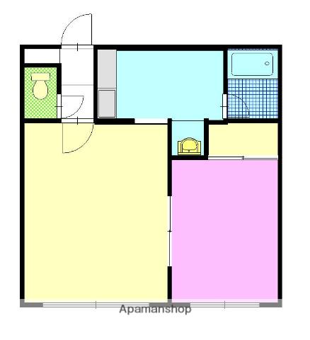 メジャーグリーンⅡ(1LDK/1階)の間取り写真