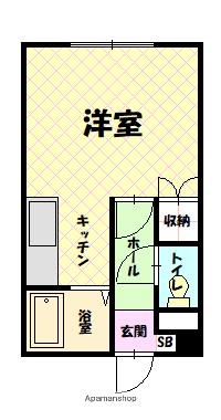 WACORE宮下通(1K/3階)の間取り写真