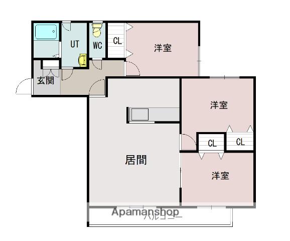 PANDA 1973(3LDK/2階)の間取り写真
