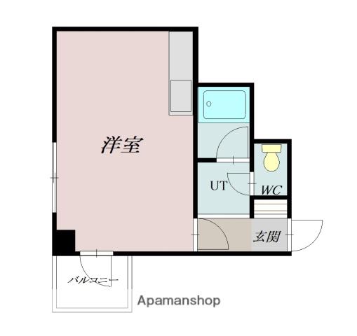 旭川2・3ビル(ワンルーム/6階)の間取り写真