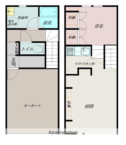 Y.M.S(1LDK/1階)の間取り写真