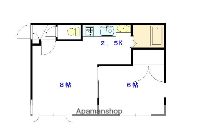 メモリーコート(1LDK/2階)の間取り写真