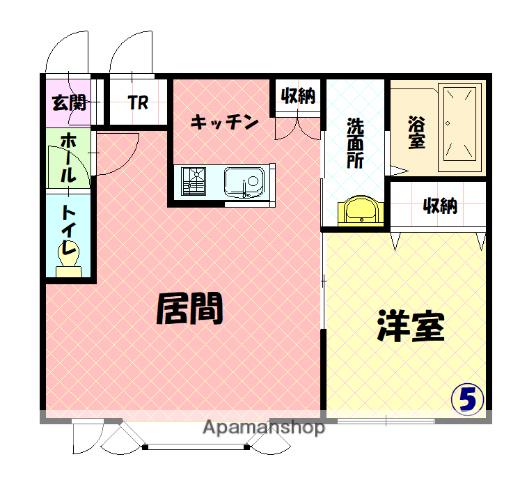 グレース近文A棟(1LDK/2階)の間取り写真
