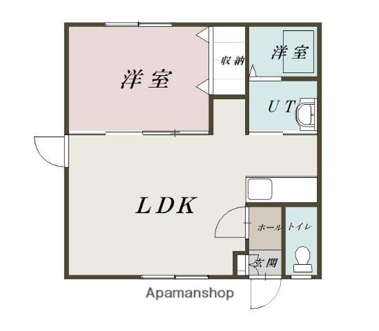 コンフォート10.14(1LDK/2階)の間取り写真