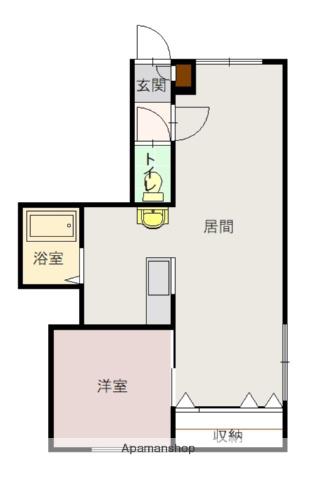 石北本線 新旭川駅 徒歩14分 2階建 築37年(1LDK/2階)の間取り写真