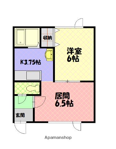 ARIGATO HOUSEⅡ(1LDK/1階)の間取り写真