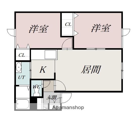 STAREⅡ(2LDK/1階)の間取り写真