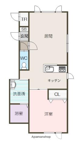 ST・マークァー(1LDK/2階)の間取り写真
