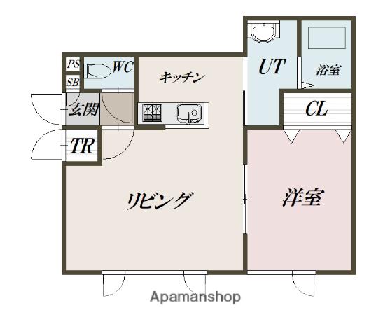 コンフォートネオⅡ(1LDK/1階)の間取り写真