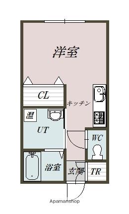 SKY TREE(1K/2階)の間取り写真