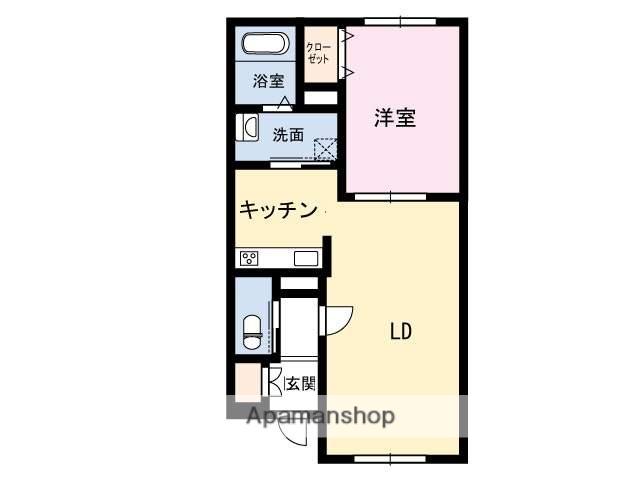 ステージ(1LDK/3階)の間取り写真