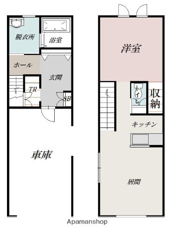 プライム32(1LDK/1階)の間取り写真