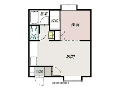 COZY NEST(1LDK/1階)の間取り写真