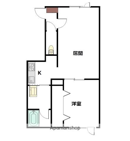 サンクレスト(1LDK/2階)の間取り写真