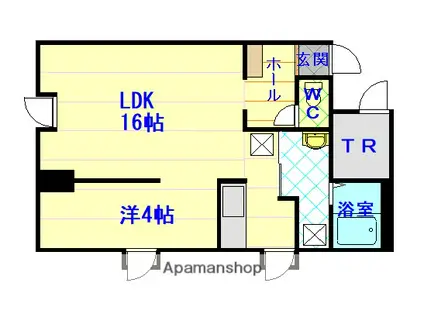 シャトレー3.1(1LDK/3階)の間取り写真