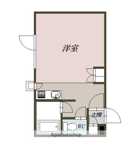 ビレッジN94(ワンルーム/2階)の間取り写真