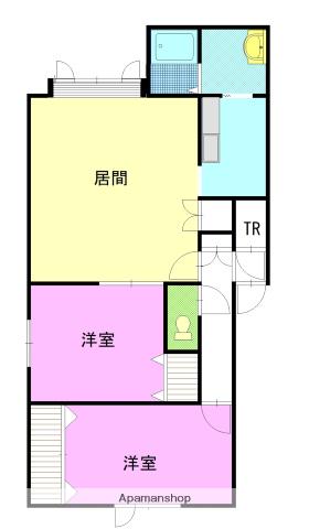 エネーロA(2LDK/2階)の間取り写真