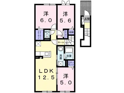 トアリス(3LDK/2階)の間取り写真