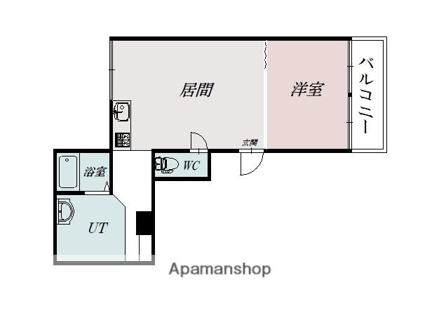 道央パークハイツ(1LDK/2階)の間取り写真
