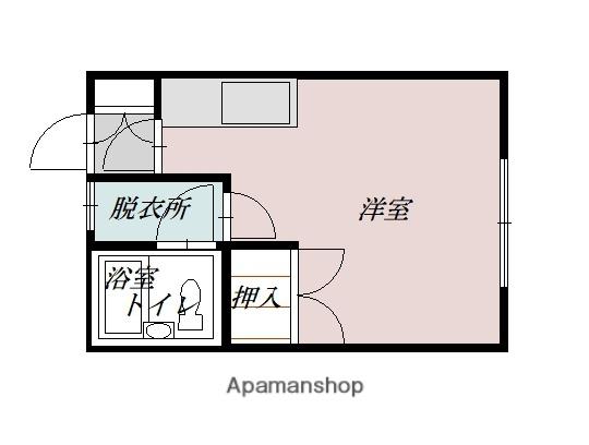 パルファム(ワンルーム/2階)の間取り写真