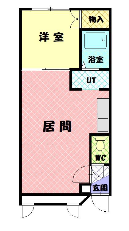グラナダ76(1LDK/2階)の間取り写真