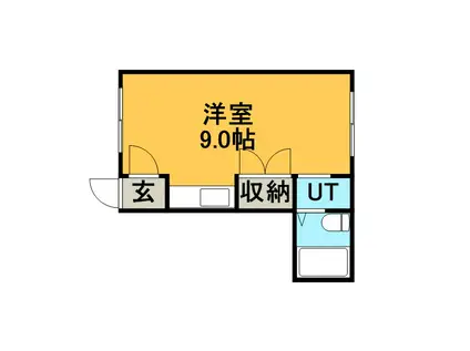エクセレント前田(ワンルーム/1階)の間取り写真