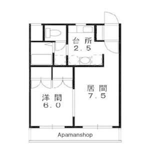 シャルムアクアマリーン(1LDK/3階)の間取り写真