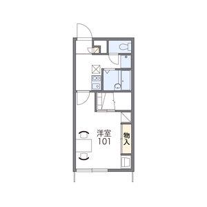 レオパレス ルミエール(1K/2階)の間取り写真