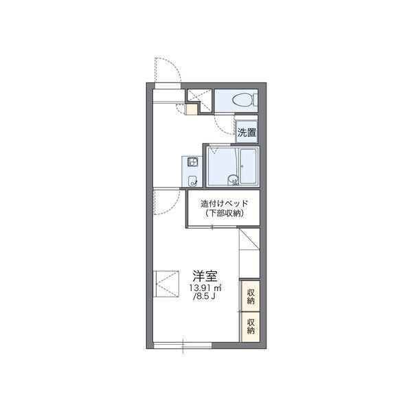 レオパレスCARPE DIEM(1K/2階)の間取り写真