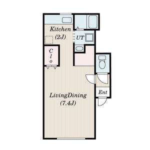 ネクステージ文京台(1K/2階)の間取り写真