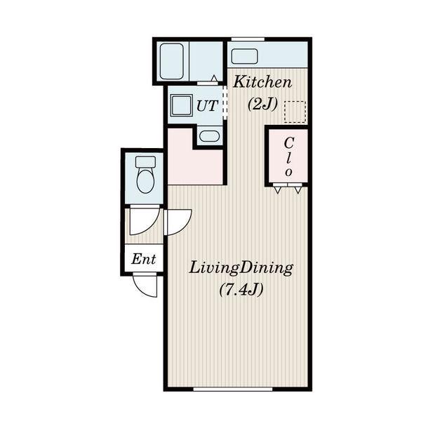 ネクステージ文京台(1K/1階)の間取り写真