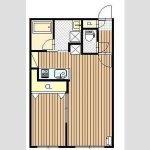 GAREDECIEL(1LDK/4階)の間取り写真