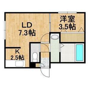 KENT COLLECTION Ⅱ(1LDK/4階)の間取り写真