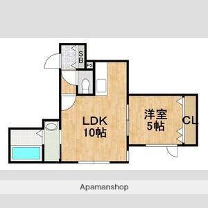 KENT HOUSE(1LDK/2階)の間取り写真