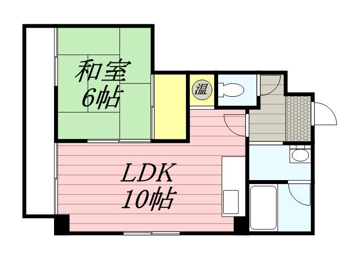 アルファスクエア麻生(1LDK/5階)の間取り写真