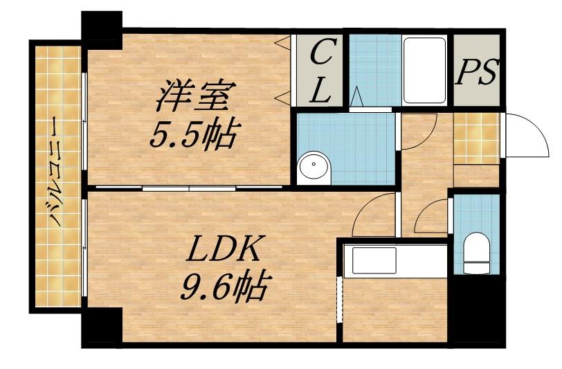 フォレストハイムN18(1LDK/5階)の間取り写真