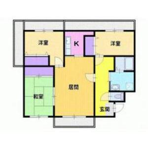 アンクレール宮の森(3LDK/4階)の間取り写真