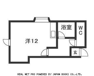 ローヤルハイツ琴似(ワンルーム/2階)の間取り写真