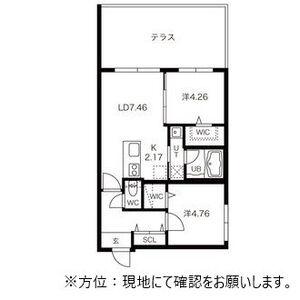 RS18(2LDK/1階)の間取り写真