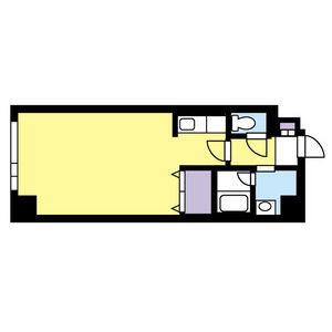 シャルムN18(ワンルーム/4階)の間取り写真