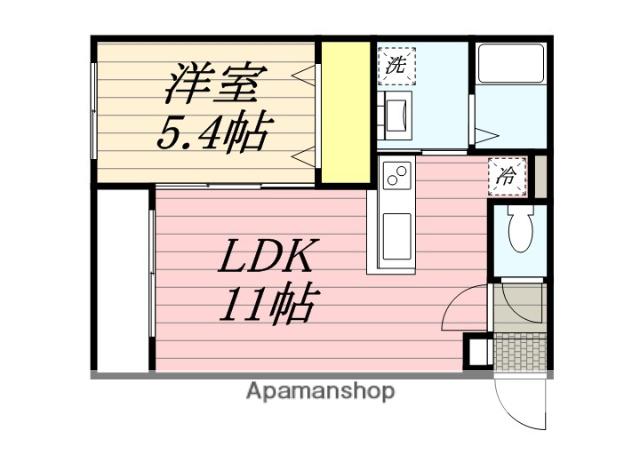 グランラヴィーヌ八軒(1LDK/4階)の間取り写真