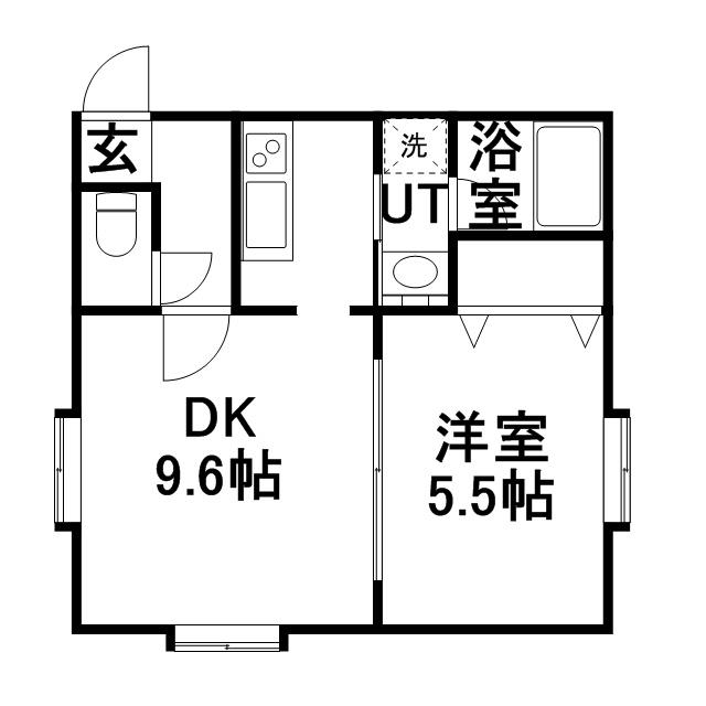 スターヴィレッジ(1LDK/3階)の間取り写真