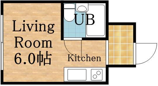 ライオンズマンション幌平橋(ワンルーム/9階)の間取り写真